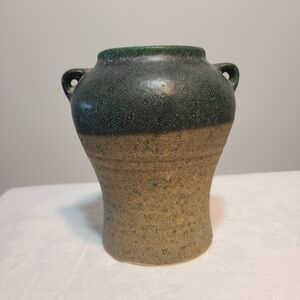 Green and Brown Ceramic Vase